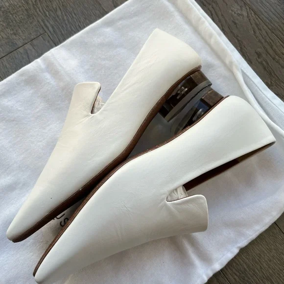 NIB Neous white flat transparent heel size 37 - Picture 5 of 8